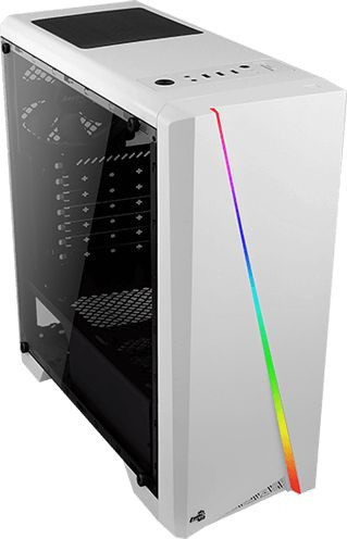 Корпус Aerocool Cylon белый без БП ATX 5x120mm 2xUSB2.0 1xUSB3.0 audio CardReader bott PSU