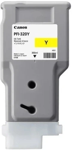 Картридж струйный Canon PFI-320Y 2893C001 желтый (300мл) для Canon imagePROGRAF TM-200/205/300/350/355
