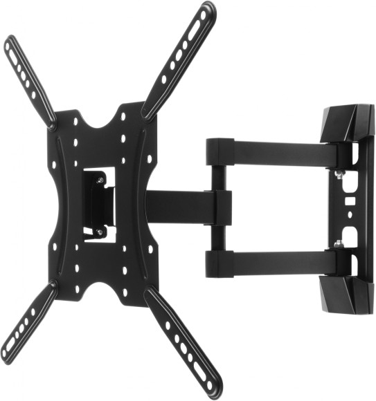 Кронштейн для телевизора Ultramounts UM904 черный 32"-55" макс.30кг настенный поворотно-выдвижной и наклонный