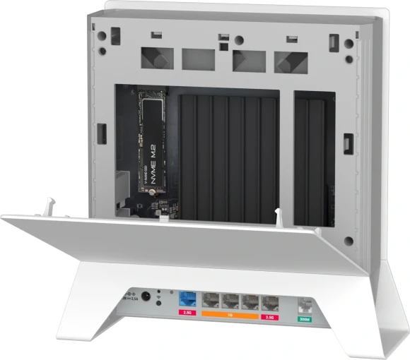 Роутер беспроводной Keenetic Netcraze Titan SE NC (NC-4210) BE7200 10/100/1000/2500BASE-TX/4G ready белый Роутер беспроводной Keenetic Netcraze Titan SE NC (NC-4210) BE7200 10/100/1000/2500BASE-TX/4G ready белый