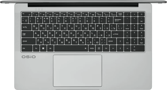 Ноутбук Osio FocusLine F160i-007 Core i5 1235U 8Gb SSD512Gb Intel Iris Xe graphics 16.1" IPS FHD (1920x1080) без ОС grey WiFi BT Cam 6000mAh