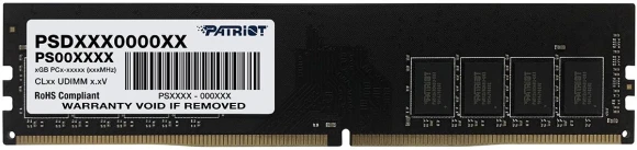 Память DDR4 2x8GB 2666MHz Patriot PSP416G2666KH1 Signature Premium RTL PC4-21300 CL19 DIMM 288-pin 1.2В kit single rank с радиатором Ret
