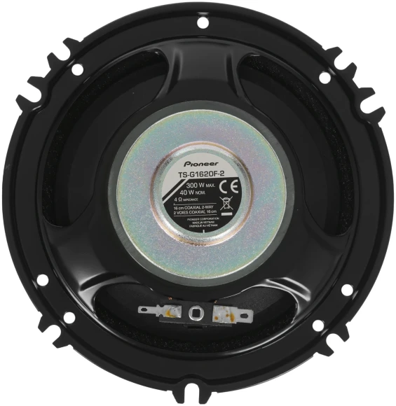 Колонки автомобильные Pioneer TS-G1620F-2 300Вт 89дБ 4Ом 16см (6дюйм) (ком.:2кол.) коаксиальные двухполосные