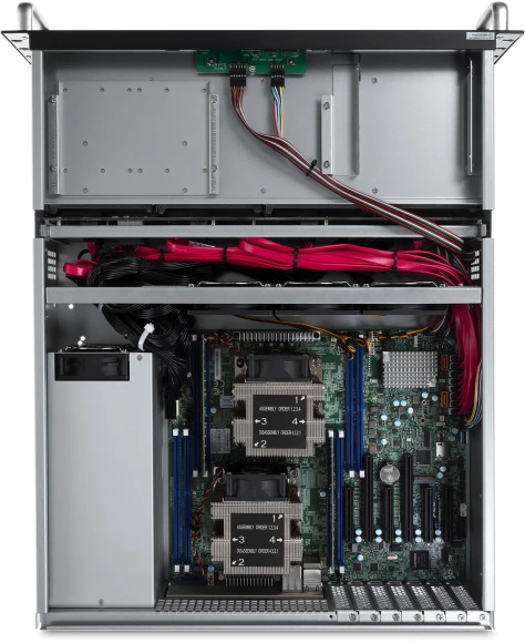 Сервер IRU Rock s2208e 2x5218R 4x16Gb iC621 AST2500 2xRJ45 1x800W w/o OS (2179754)