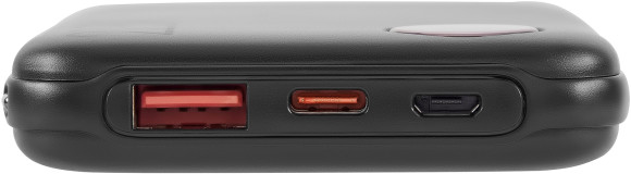 Мобильный аккумулятор Digma DGPF10B 10000mAh QC3.0/PD3.0 22.5W 3A USB-A/USB-C черный (DGPF10B22PBK)