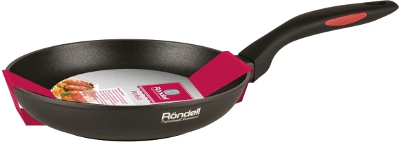 Сковорода Rondell Perfect RDA-1559 круглая 24см покрытие: Xylan Plus ручка несъемная (без крышки) черный