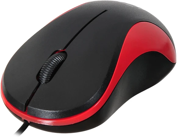 Мышь Оклик 115S черный/красный оптическая 1200dpi USB для ноутбука 3but (711637) Мышь Оклик 115S черный/красный оптическая 1200dpi USB для ноутбука 3but (711637)