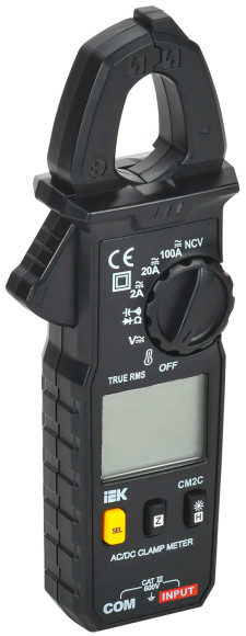 Клещи токоизмерительные IEK ARMA2L 5 CM2C цифр. измер.ток:переменный/постоянный черный (A2L5-CM13-02) Клещи токоизмерительные IEK ARMA2L 5 CM2C цифр. измер.ток:переменный/постоянный черный (A2L5-CM13-02)