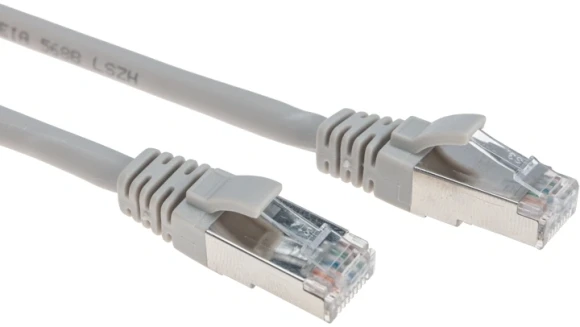 Патч-корд Rexant 02-0390-1 S/FTP RJ-45 вил. кат.6A 1м серый LSZH