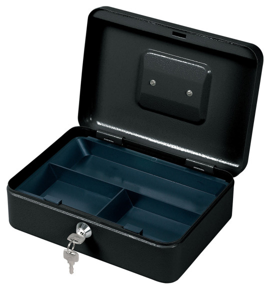 Ящик для денег Cactus CS-CB-003 90x250x180 графитовый Ящик для денег Cactus CS-CB-003 90x250x180 графитовый