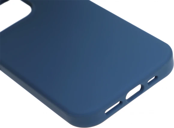 Чехол (клип-кейс) Deppa для Apple iPhone 15 Pro Liquid Silicone синий Чехол (клип-кейс) Deppa для Apple iPhone 15 Pro Liquid Silicone синий