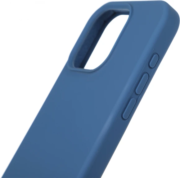 Чехол (клип-кейс) Deppa для Apple iPhone 15 Pro Liquid Silicone синий Чехол (клип-кейс) Deppa для Apple iPhone 15 Pro Liquid Silicone синий