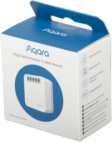 Умное реле Aqara T1 1канал. белый (SSM-U01)