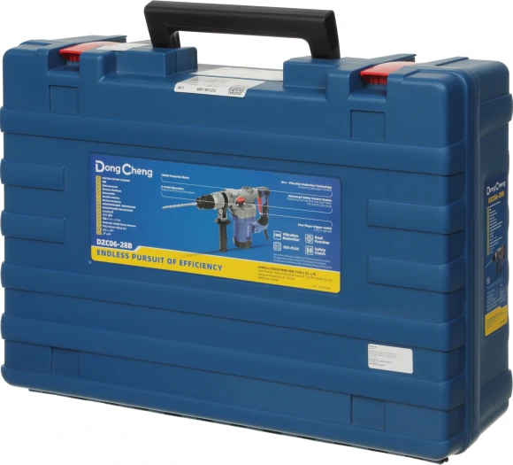 Перфоратор DongCheng DZC06-28B патрон:SDS-plus уд.:4.7Дж 1200Вт (кейс в комплекте) Перфоратор DongCheng DZC06-28B патрон:SDS-plus уд.:4.7Дж 1200Вт (кейс в комплекте)