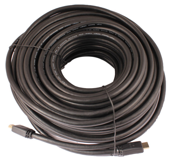 Кабель аудио-видео Lazco WH-111 HDMI (m)/HDMI (m) 30м. позолоч.конт. черный (10320) Кабель аудио-видео Lazco WH-111 HDMI (m)/HDMI (m) 30м. позолоч.конт. черный (10320)