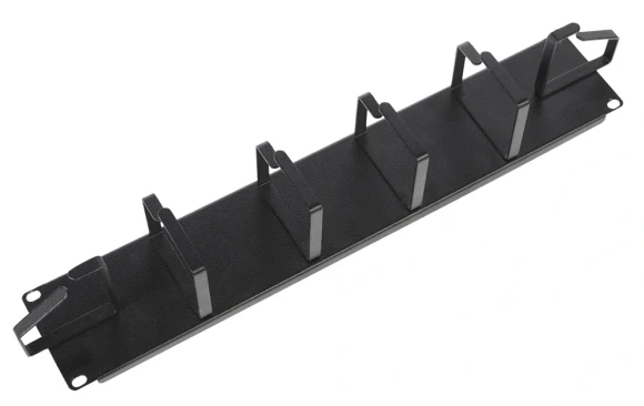 Кабельный органайзер горизонтальный ЦМО ГКО-2-6-9005 односторонний кольца 2U шир.:19" глуб.:85мм Кабельный органайзер горизонтальный ЦМО ГКО-2-6-9005 односторонний кольца 2U шир.:19" глуб.:85мм