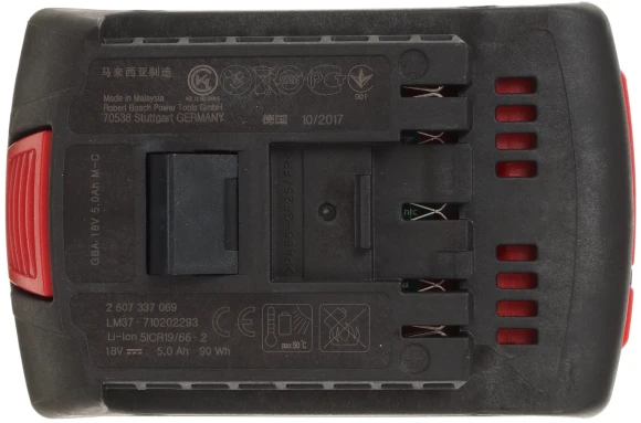Батарея аккумуляторная Bosch GBA M-C Professional 18В 5Ач Li-Ion (1600A002U5) Батарея аккумуляторная Bosch GBA M-C Professional 18В 5Ач Li-Ion (1600A002U5)