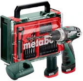Дрель-шуруповерт Metabo Powermaxx BS Basic Set аккум. патрон:быстрозажимной (кейс в комплекте) (600080710) Дрель-шуруповерт Metabo Powermaxx BS Basic Set аккум. патрон:быстрозажимной (кейс в комплекте) (600080710)