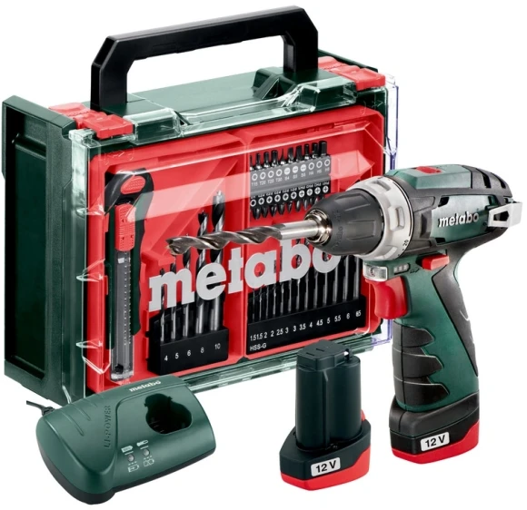 Дрель-шуруповерт Metabo Powermaxx BS Basic Set аккум. патрон:быстрозажимной (кейс в комплекте) (600080710) Дрель-шуруповерт Metabo Powermaxx BS Basic Set аккум. патрон:быстрозажимной (кейс в комплекте) (600080710)