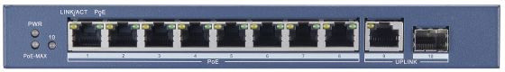 Коммутатор Hikvision DS-3E0510P-E 9x1Гбит/с 1SFP 8PoE+ 110W неуправляемый Коммутатор Hikvision DS-3E0510P-E 9x1Гбит/с 1SFP 8PoE+ 110W неуправляемый