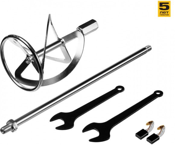 Дрель-миксер Зубр МР-1600-2 1600Вт М14