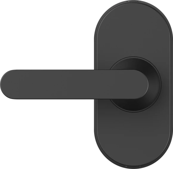 Умный замок Aqara Smart Door Lock U300 накладной разбл.отпеч.паль./код/пар/NFC/прил/мех.кл черный (DL-D02D_BL)