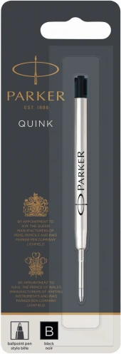 Стержень шариковый Parker QuinkFlow Z08 (1950366) B 1.2мм черные чернила блистер Стержень шариковый Parker QuinkFlow Z08 (1950366) B 1.2мм черные чернила блистер