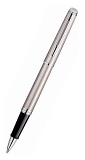 Ручка роллер Waterman Hemisphere (S0920450) Steel CT F черн. черн. подар.кор. Ручка роллер Waterman Hemisphere (S0920450) Steel CT F черн. черн. подар.кор.