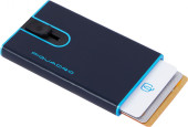 Чехол для кредитных карт Piquadro Blue Square PP4825B2BLR/BLU2 темно-синий натур.кожа Чехол для кредитных карт Piquadro Blue Square PP4825B2BLR/BLU2 темно-синий натур.кожа