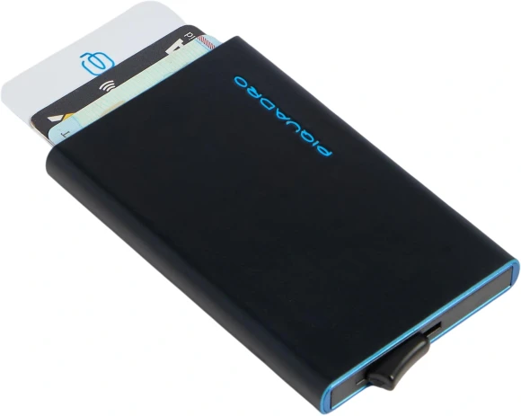 Чехол для кредитных карт Piquadro Blue Square PP4825B2BLR/BLU2 темно-синий натур.кожа Чехол для кредитных карт Piquadro Blue Square PP4825B2BLR/BLU2 темно-синий натур.кожа