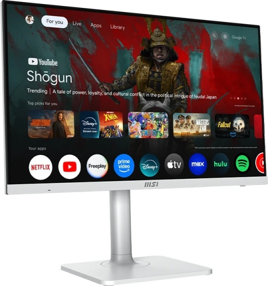 Монитор MSI 27" Modern MD272UPSW белый IPS LED 16:9 HDMI M/M матовая HAS Piv 1000:1 300cd 178гр/178гр 3840x2160 60Hz DP 4K USB 6.3кг