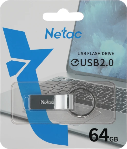 Флеш Диск Netac 64GB U275 NT03U275N-064G-20SL USB2.0 серебристый Флеш Диск Netac 64GB U275 NT03U275N-064G-20SL USB2.0 серебристый