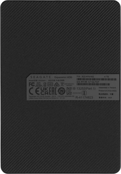 Жесткий диск Seagate USB3.0 4TB STKM4000400 Expansion Portable 2.5" черный