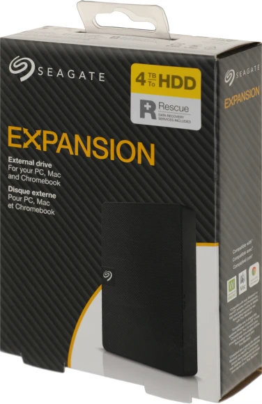 Жесткий диск Seagate USB3.0 4TB STKM4000400 Expansion Portable 2.5" черный