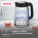 Чайник электрический Tefal Glass Kettle KI750D30 1.7л. 2400Вт серебристый корпус: стекло/металл (8010000020) Чайник электрический Tefal Glass Kettle KI750D30 1.7л. 2400Вт серебристый корпус: стекло/металл (8010000020)