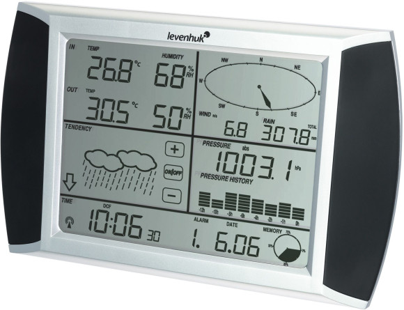Погодная станция Levenhuk LP300 серебристый/черный