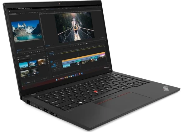 Ноутбук Lenovo ThinkPad T14 G4 Core i5 1335U 16Gb SSD1Tb Intel Iris Xe graphics 14" IPS WUXGA (1920x1200) Windows 11 Pro 64 black WiFi BT Cam (21HESGC100)