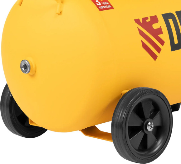 Компрессор поршневой Denzel DCV1800/50 масляный 320л/мин 50л 1800Вт желтый