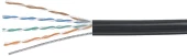 Кабель информационный Cabeus UTP-4P-CAT.5E-PATCH-GY кат.5E U/UTP 4 пары 24AWG PVC внутренний 305м серый