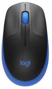 Мышь Logitech M190 черный/синий оптическая 1000dpi беспров. USB 2but (910-005925) Мышь Logitech M190 черный/синий оптическая 1000dpi беспров. USB 2but (910-005925)