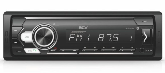 Автомагнитола ACV AVS-912BW 1DIN 4x50Вт (35957) Автомагнитола ACV AVS-912BW 1DIN 4x50Вт (35957)