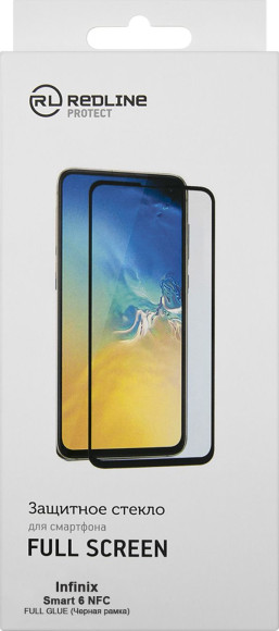 Защитное стекло для экрана Redline черный для Infinix Smart 6 NFC 2.5D 1шт. (УТ000028372) Защитное стекло для экрана Redline черный для Infinix Smart 6 NFC 2.5D 1шт. (УТ000028372)