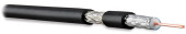 Кабель коаксиальный Hyperline COAX-RG6-CU-500 RG-6 U/FTP PVC внутренний 500м черный Кабель коаксиальный Hyperline COAX-RG6-CU-500 RG-6 U/FTP PVC внутренний 500м черный