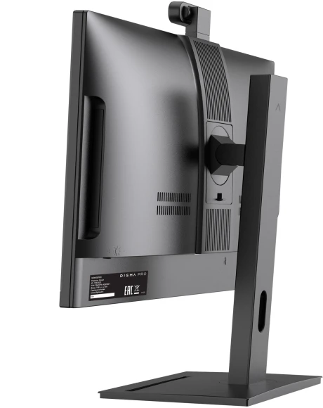 Моноблок Digma Pro Vision 23.8" Full HD i5 12450H (2) 16Gb SSD512Gb UHDG CR Windows 11 Pro Eth WiFi BT 90W клавиатура мышь Cam черный 1920x1080