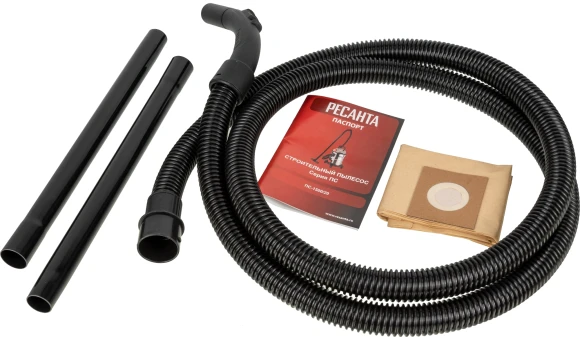 Строительный пылесос Ресанта ПС-1500/20 1500Вт (уборка: сухая/влажная/выдув) серебристый