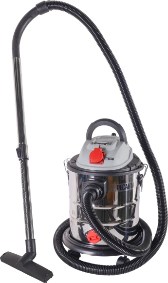 Строительный пылесос Ресанта ПС-1500/20 1500Вт (уборка: сухая/влажная/выдув) серебристый