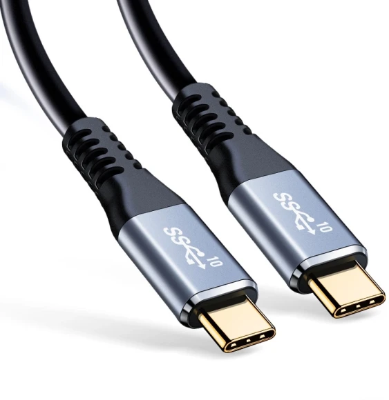 Кабель Premier PD100W/USB 3.1Gen2/4K PCG5916-1.0 USB Type-C (m)-USB Type-C (m) 1м черный Кабель Premier PD100W/USB 3.1Gen2/4K PCG5916-1.0 USB Type-C (m)-USB Type-C (m) 1м черный