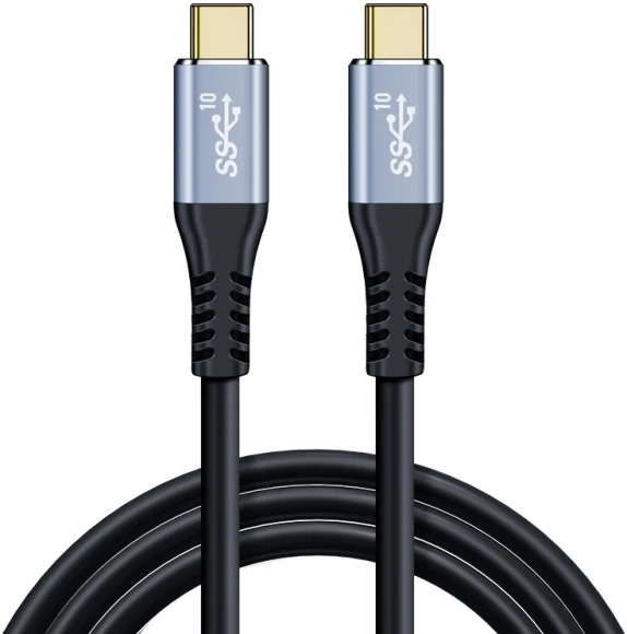 Кабель Premier PD100W/USB 3.1Gen2/4K PCG5916-1.0 USB Type-C (m)-USB Type-C (m) 1м черный Кабель Premier PD100W/USB 3.1Gen2/4K PCG5916-1.0 USB Type-C (m)-USB Type-C (m) 1м черный