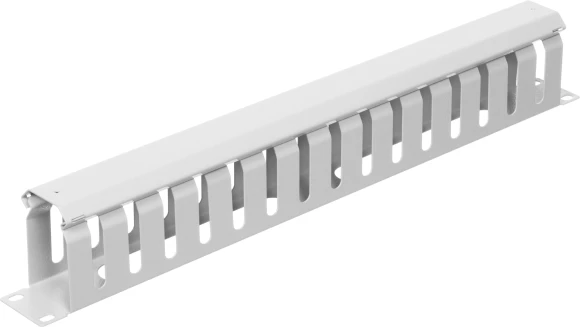 Кабельный органайзер горизонтальный NTSS NTSS-HORGC-1U-(72) односторонний 1U шир.:19" глуб.:72мм