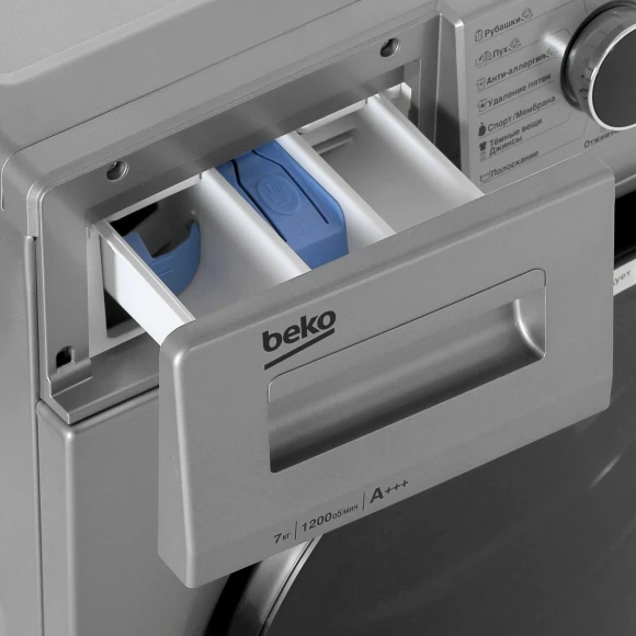 Стиральная машина Beko RSPE78612S класс: A загр.фронтальная макс.:7кг серебристый инвертор
